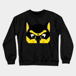 Pop-Up-Pup - Yellow Landing Strip Crewneck Sweatshirt